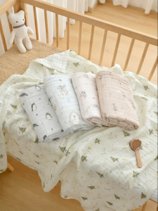 ANYOUBI | Six Layers 100% Cotton Gauze Soft Absorbent Bath Towel