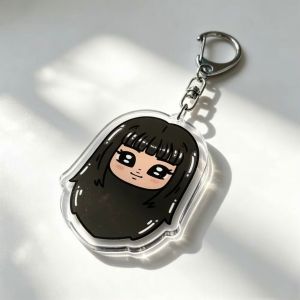 Bandai | Hot Band Katseye Chibis Keychain for Bag Accessories Bag Charm Yoonchae Megan Lara Sophia Daniela Keyrings Key Chains Fans Gift