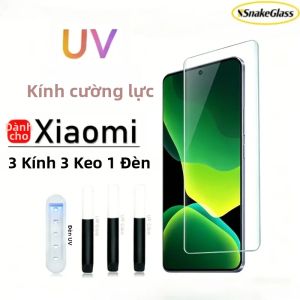 Miếng Dán Cường Lực Kính Cường Lực Phủ Toàn Màn Hình 3D Cong Chống Trầy Xước Chống Vân Tay Bóng Mờ Cho Xiaomi 15 14 13 Ultra 13 Pro 11