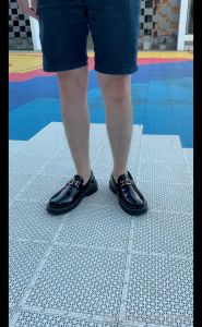 38-44 Men's British Style Loafers: Casual Flat Slip-on Leather Shoes for Business & Weddings