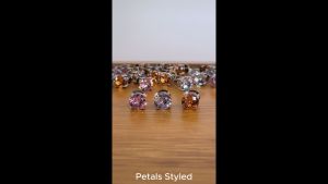 【PETALS_STYLED】 Butang Baju Melayu Batu Zircon Nikah Kahwin Set with Box (5PCS) Muslim Accessories