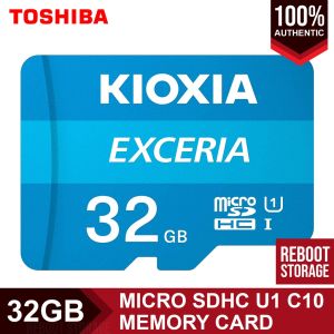 ♥100% sản phẩm gốc + Bộ chuyển đổi gửi miễn phí + Đầu đọc thẻ♥Kioxia Toshiba Micro SDHC 32GB 64GB 128GB 256GB 512GB Lớp 10Exceria UHS-1 lmex1l032gg2