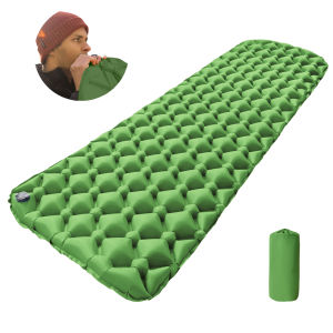 Camping Air Mattress 1-2 Person | Electric/Foot Pump Inflatables | Fast Inflation Anti-Slip Surface Portable for Hiking/Beach