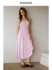 Mango | Sleeveless Flared Slender A-line Simple Design New Dress