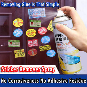 Sticker Remover Spray Remover Viscose Sticker Adhesive Double-Sided Adhesive Removal Remove Quick Spray Car Sticky Residue Adhesive Glue Remover Pembersih Pelekat 粘胶去除喷雾