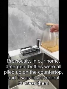 Kitchen Sink Liquid Soap Dispenser Kitchen Sink Soap Pump Dishwashing dispenser Stainless Pump Extension 1Meter Tube