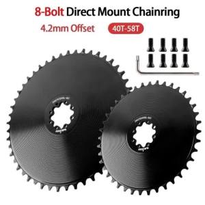 GOLDIX | WUZEI 8-Bolt 4.2mm Offset Closed Chainring Hợp Kim Nhôm Cho Bánh Xích 40-58T Tương Thích Với Xe Đạp Gắn Trực Tiếp Rộng Hẹp 8/9/10/11/12S