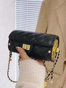 Túi Đeo Vai Nữ Thời Trang Mới 2025 Túi Đeo Chéo Hình Chữ Nhật Vuông Mềm Có Khóa Kéo Túi Đeo Vai Đơn Bằng Da PU Mềm Màu Trơn