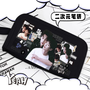 Creative Large Capacity Pencil Case Individualized Oxford Cloth Cartoon Anime Printed Personalized Stationery Business Supplies