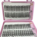 32Rows Fox Eye Manga  Cluster Lashes Cat Eye Lashes Individual Lashes Natural Look DIY Eyelash Extension Volume Lash Clusters. 