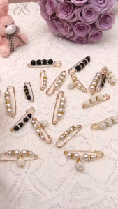 5/10 PCS Pearls Brooch Safety Pins for clothes Pin Pants Pin Waist Tightening Pin Buckle for Jeans Dresses