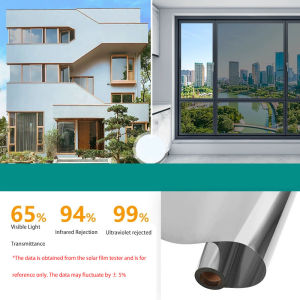 Privacy Protection Sun Protection Home Insulation Glass Film Windows Balconies One-Way Mirrors Window Film Stickers