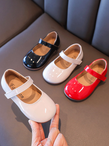 รองเท้าเด็กผู้หญิงทรงส้นแบนพื้นนุ่มกันลื่นแบบลำลองสำหรับฤดูใบไม้ผลิและฤดูใบไม้ร่วง รองเท้าเด็กเจ้าหญิงทรงปากตื้น รองเท้าเด็กผู้หญิงสุดหวาน