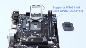 Andoer H410M-S2 Computer Motherboard LGA1200 for I9 I7 I5 I3 CPU M-ATX Desktop Board with DDR4 64GB Maximum