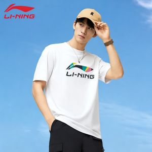 Li-Ning | Mens Short Sleeve Breathable T-Shirt Cotton