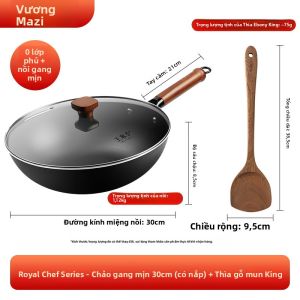 WANGMAZI | Chảo Gang Truyền Thống Không Phủ