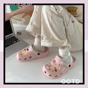 รองเท้าแตะพื้นหนา ทรงสวยใส่สบาย รองช้ำใส่ได้ พร้อมตัวติดให้ฟรี ของมันต้องมีแล้ว กดเลย