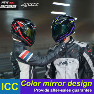 🔥100% Universal Head🔥Helmet Motorcycle Full Face For Men Helmet Sale Low Price With iCC stickersunshade for men and women HD anti-fog sunscreen windproof Full Face Helmet Helmet For Women