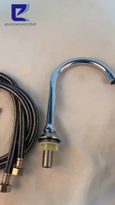 Foot Pedal Valve Faucet Copper Basin For Home1