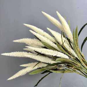 Đồ Trang Trí Nhà Bằng Hoa Nhựa Mùa Thu Nhiều Đầu Lông Cáo Mềm Mại Dùng Cho Quay Phim Và Chụp Ảnh Hoa Cỏ Hoa Sợi Lông Cáo