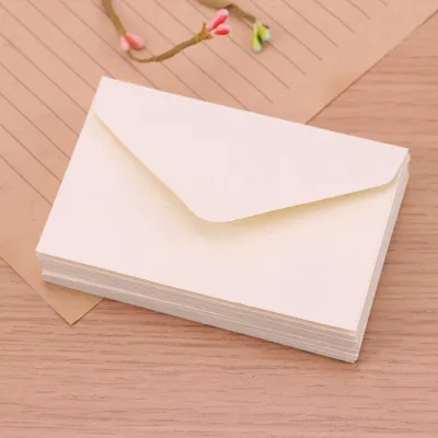 Gimue | Creative Retro Square Small Envelope Kraft Paper Stationery