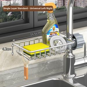 TEKANAI | Stainless Steel Kitchen Sink Organizer