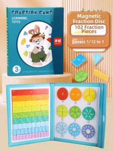JIFANPAUL | Magnetic Fraction Learning Kit for Elementary Math Addition and Subtraction