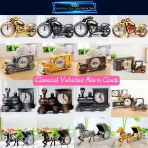 [MSIA SHIP] NOVELTY Classic Vehicle Alarm Clock Table Clock Jam Loceng Meja Cute Retro Vintage Antique Comel Birthday Christmas Gifts Presents Hiasan Decorations Hadiah