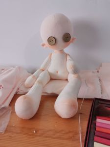 3D Open Edition Ghost Mom Doll Finished Product 4560cm Button Bead BJD-OC Doll Body Finished Fifth Person Plush Toy
