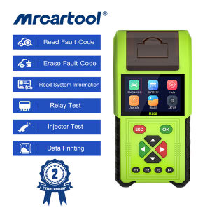 MRCARTOOL JDiag M200 เครื่องสแกนมอเตอร์ไซค์ รองรับการทดสอบหัวฉีดเชื้อเพลิง/ABS ทดสอบ ระบบ เตอรี่