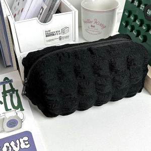 OUHOE | Cosmetic Bag Solid Color Pencil Case Creative Pillow Bag Large Capacity Bag For Girls School Supplies Stationery Box