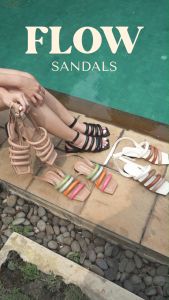 Ayomichan - Sandal Tali Flow AYM790 Sandal Simple Flat Wanita