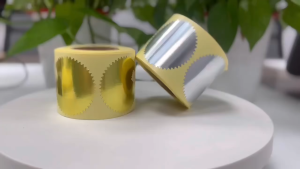 250pcs Sticker Logo Emboss Emas Perak Stempel Embos Dekorasi Sticker Sertifikat Emboss Sticker