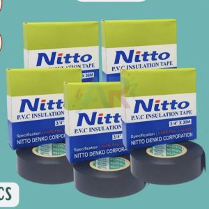 NITTO ISOLASI KABEL LISTRIK 3/4X30M ORIGINAL (30METER) 1pc 5pc 10pc