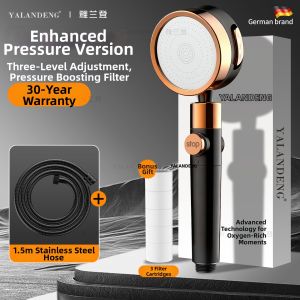 YALANDENG | Pressurized Filtered Shower Head Set