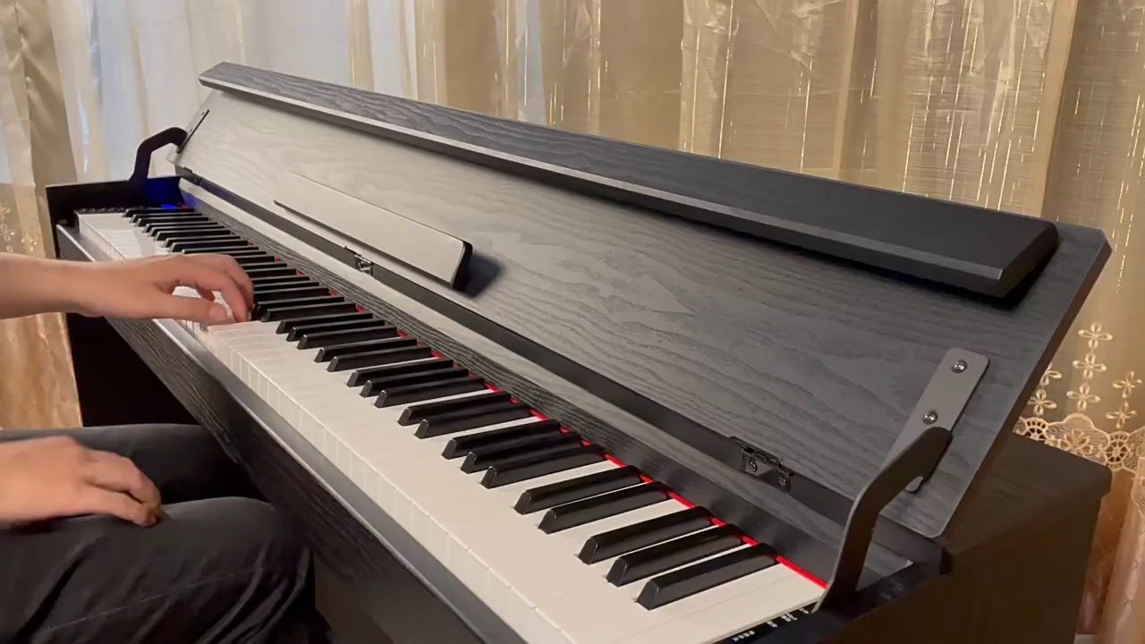 KAWES 88 Key Weighted Digital Piano Professionnel Piano Keyboard Electronic Piano Vertical