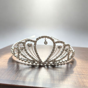 Fashion Silver Color Rhinestone Crown Bridal Wedding Tiara Sparkling Crystal Queen Headwear Women Party Hair Accessories