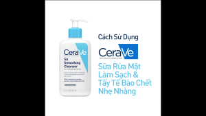 Sữa rửa mặt làm sạch da loại bỏ dầu thừa và tẩy tế bào chết dịu nhẹ không gây khô da CeraVe SA Smoothing Cleanser 236ML