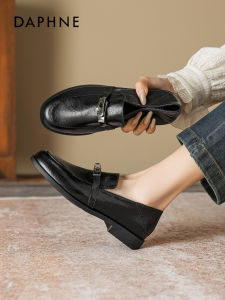 Daphne | Black Comfortable Soft-soled Womens Loafers