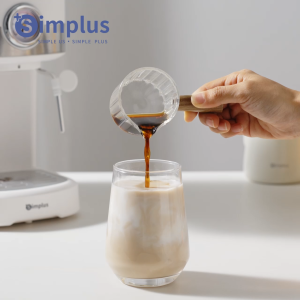 Simplus Espresso Shot Glass 90mL Measuring Cup Coffee Cup High Borosilicate Glass