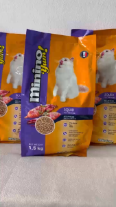 Hạt MININO Vị Cá Ngừ- Hải Sản - Mực Nướng- Cá Hồi | 1.3-1.5kg Cho Mèo Mọi Lứa Tuổi