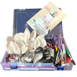 Silicone Sugar Art Tools Set Rose Flower Cake Decoration Beginner Press Flower Cutting Mold Carving Pen Kitchen Baking Utensils
