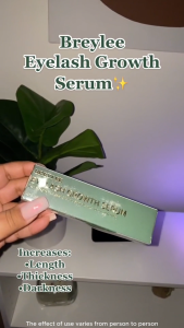 BREYLEE Eyelash Growth Serum Castor Oil For Eyelash New Eyelash Enhancer Longer Fuller Thicker Eyelash Extension Makeup 3ml