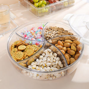 Sectioned Snack Plate 5 Compartments