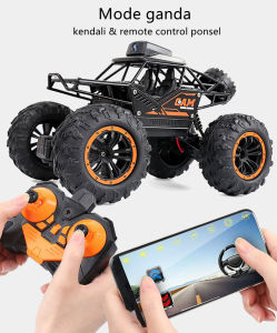 Mainan Remote Mobil 1:18 2.4G Alloy Mobil Remote Control Dengan HD Kamera
