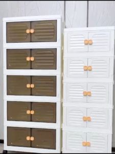 4/5New hybrid transparent storage cabinet with foldable and high aesthetic value