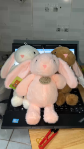 Gấu Bông Thỏ Jellycat đáng yêu cho bé Jelly cat thỏ bunny tai dài 25cm cute chất liệu mềm mịn