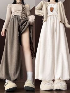 Quần Dài Rộng Rãi Thoải Mái Cho Nữ Quần Dài Ống Rộng Phong Cách Thường Ngày Quần Áo Làm Việc Bằng Vải Polyester