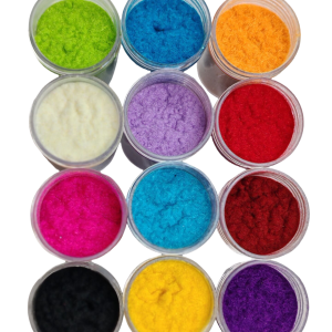 12 สี 3D Candy เล็บ Multi-สี Fuzzy เส้นใยไนลอน Flocking ผงกํามะหยี่สําหรับ DIY เล็บเคล็ดลับ Art หัตถกรรม Glitter ตกแต่ง