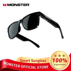 Monster Glasses Headset: Wireless Bluetooth 5.0 Sunglasses & Outdoor Sport Earphones